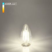 Филаментная светодиодная лампа «Свеча» C35 9W 6500K E27 прозрачная BLE2759