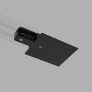 Ввод питания и заглушка торцевая для однофазного встраиваемого шинопровода черный TRPF-1-BK