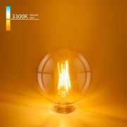 Филаментная светодиодная лампа G95 6W 3300K E27 тонированная BLE2704