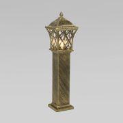 Ландшафтный светильник на столбе Cassiopeya F черное золото IP44 GL 1018F