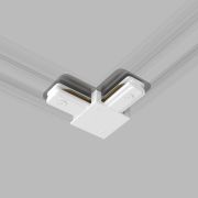 Коннектор угловой для однофазного шинопровода белый TRC-1-1-L-WH