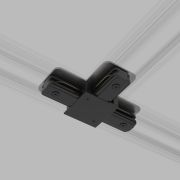 Коннектор Т-образный для однофазного шинопровода черный TRC-1-1-T-BK