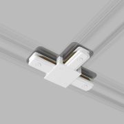 Коннектор Т-образный для однофазного шинопровода белый TRC-1-1-T-WH