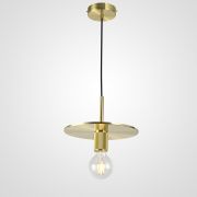 Подвесной светильник RH Utilitaire Disk Shade Pendant Brass