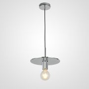 Подвесной светильник RH Utilitaire Disk Shade Pendant Silver