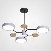 Люстра на штанге MEADE 4 lamps Grey