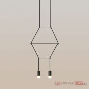 Подвесной светильник Via Wireflow polyhedral 2 Lineal Pendant Light