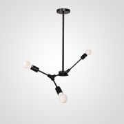 Люстра на штанге LATE D55 Black