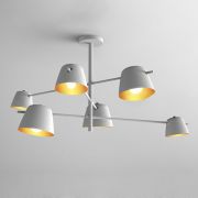 Люстра на штанге GODA White