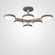 Потолочная люстра TURNA L6 Grey