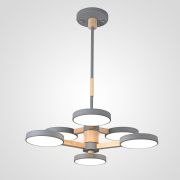 Люстра на штанге TURNA DBL L6 Gray