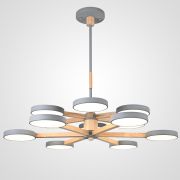 Люстра на штанге TURNA DBL L12 Gray