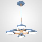 Люстра на штанге TURNA DBL L6 Blue