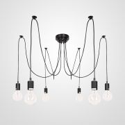 Люстра Spider Black L6 ImperiumLoft