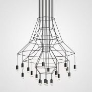 Люстра Via Wireflow Chandelier polyhedral 0315 Suspension lamp