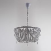 Подвесная люстра RH Anselme White Wood Weathered Chandelier
