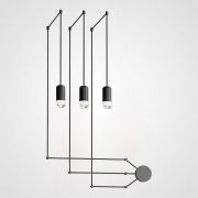 Подвесной светильник Via Wireflow polyhedral 0363 FreeForm Suspension lamp