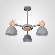 Люстра на штанге ROLLA 3 Gray