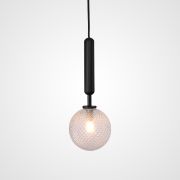 Подвесной светильник RAFFIN Black/Transparent