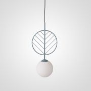 Подвесной светильник LEAF B Голубой