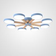 Потолочная люстра TURNA 8 Blue