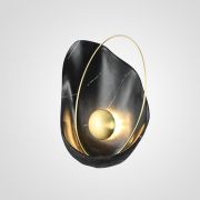 Настенный светильник CLAM Черный мрамор