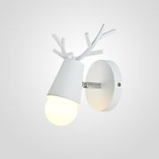 Бра с рожками DEER A White