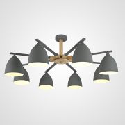 Потолочная люстра NOA 8 Gray