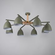 Потолочная люстра NOA 8 Olive