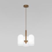 Подвесной светильник со стеклянными плафонами 50357/3 латунь