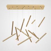 Подвесная люстра Dutti D0068 LED Chandelier Modern 14 Gold