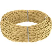 W6453347/ Ретро кабель витой 3х2,5 (золотой песок) под заказ 20 м W6453347