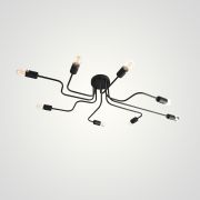 Потолочная люстра SCHEME BLACK