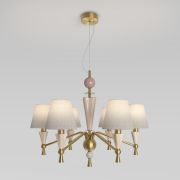 Умная люстра с декором из керамики 101014/6