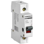 Выключатель нагрузки (мини-рубильник) 1п 20А ВН-32 GENERICA MNV15-1-020